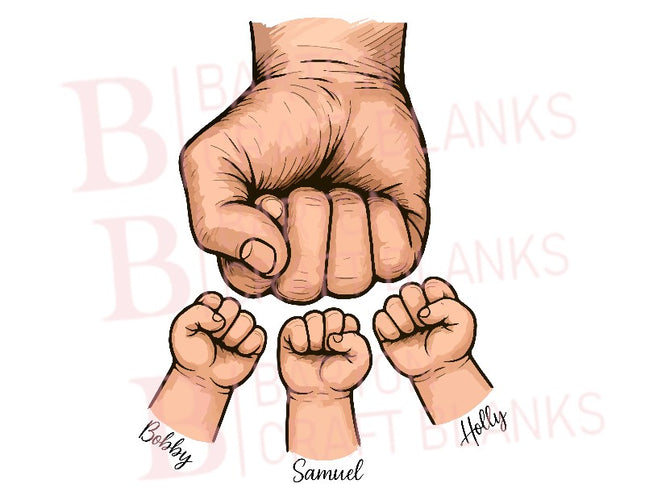 Father's Day Fist Bump UVDTF