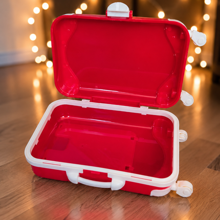 Elf Arrival Red Suitcase