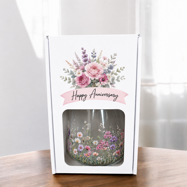 White Gin / Craft Beer Glass / Ikea Vase Display Box