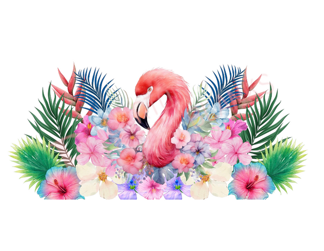 Flamingo Wrap UV-DTF