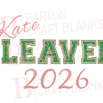 Leaver Glitter Effect UVDTF