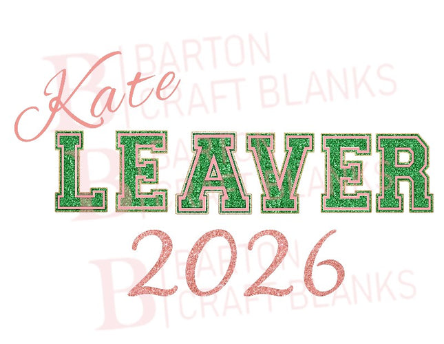 Leaver Glitter Effect UVDTF