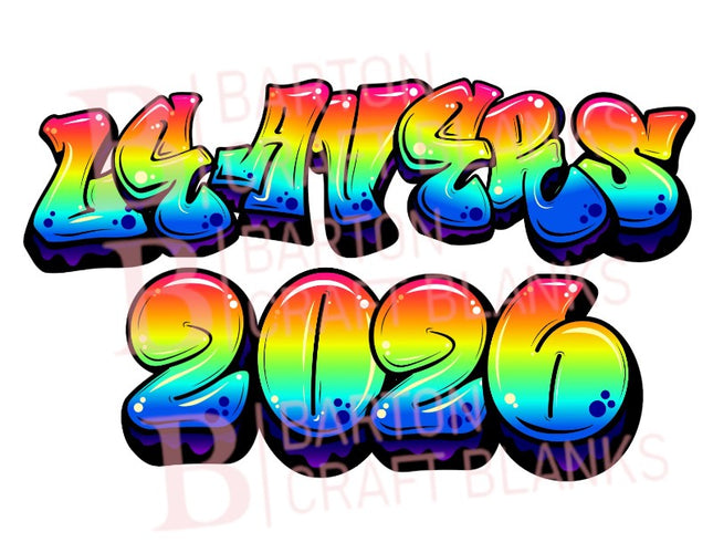 Leavers Graffiti UVDTF