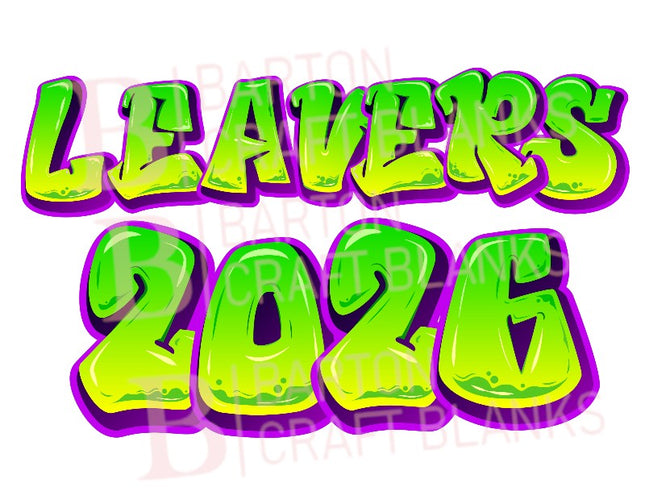 Leavers Graffiti UVDTF