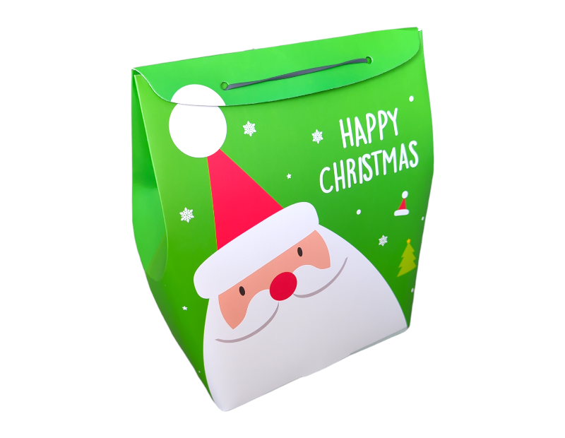 Christmas Santa Gift Bag Box