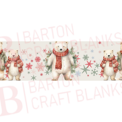 Christmas Eve Crate UVDTF Polar Bear 3x26cm