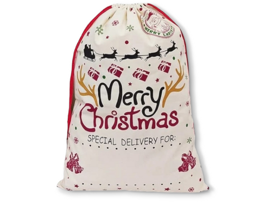 Christmas Santa Sack "Merry Christmas"