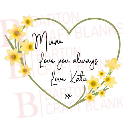 Mother's Day Daffodils  UVDTF