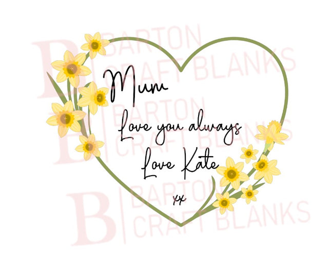 Mother's Day Daffodils  UVDTF