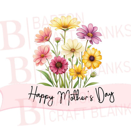 Happy Mother's Day Flowers UVDTF
