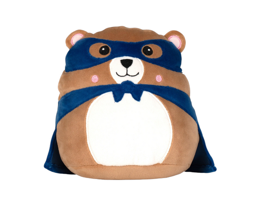 Mumbles SquidgeMe Superhero Bear Plush