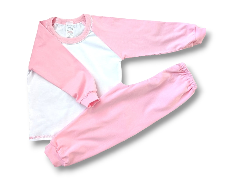 Pink & White Cotton Pyjamas