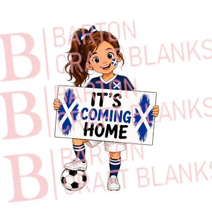 World Cup Football Scotland Girl UVDTF