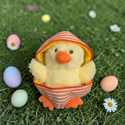 Easter Chick Plush In An Egg