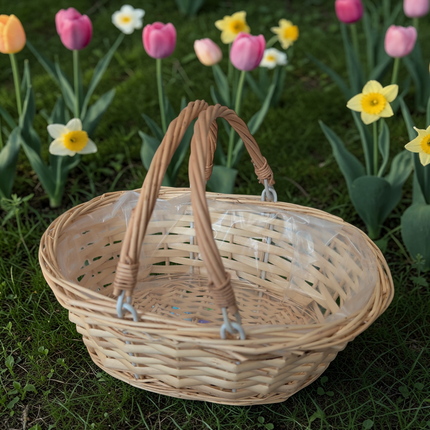 Two Handle Wicker Basket
