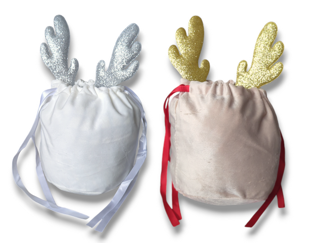 Velvet Reindeer Pouch