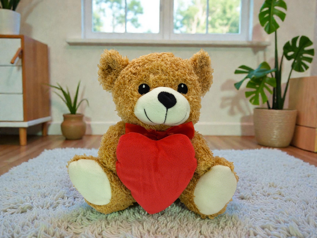 Valentine's Teddy Bear With Heart