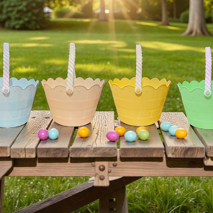 Easter Treat Scalloped Bucket