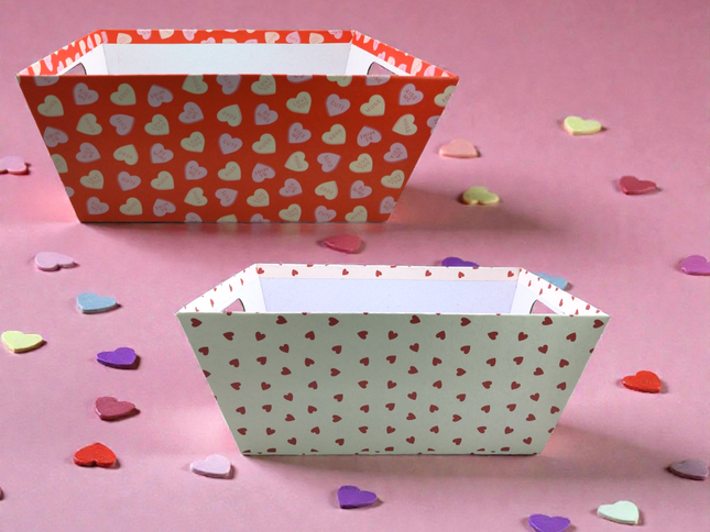 Love Heart Hamper Tray