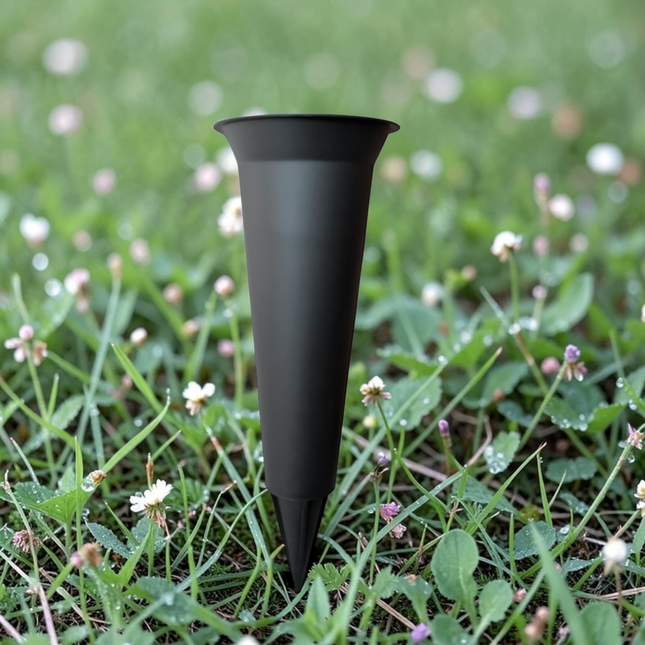 Black Grave Spike Vase