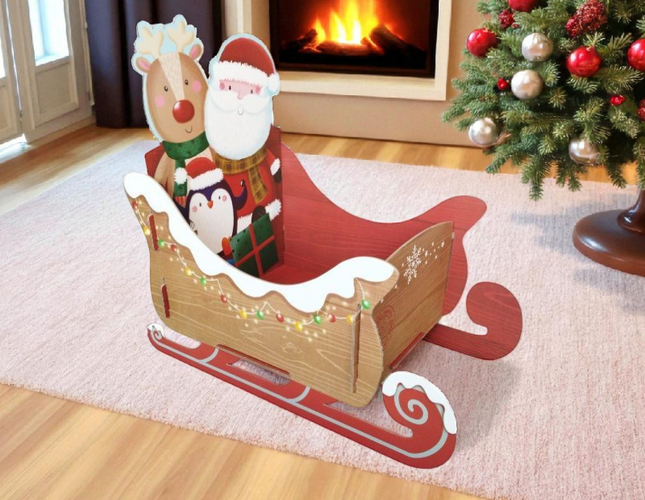Character Christmas Present Sleigh