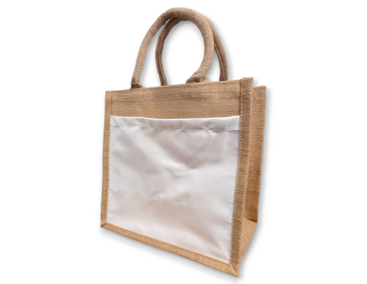 Sublimation Pocket Jute Bag 30cm - medium