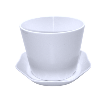 Polymer Sublimation Flower Pot & Saucer