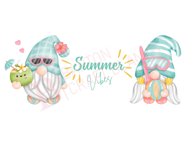 Summer Gnome Wrap UV-DTF