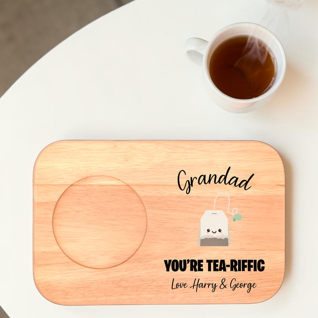 Tea and Biscuit Board Tea-riffic UVDTF
