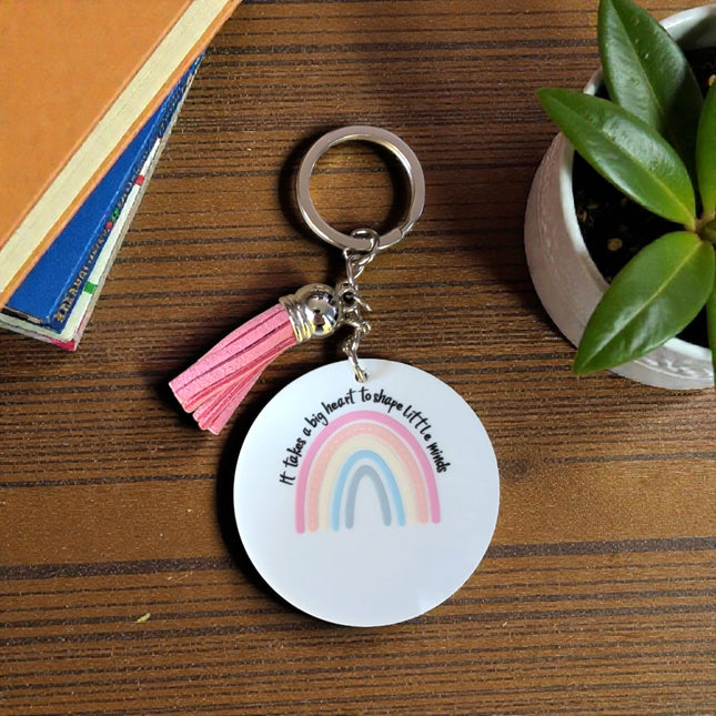 Teacher Rainbow Keyring