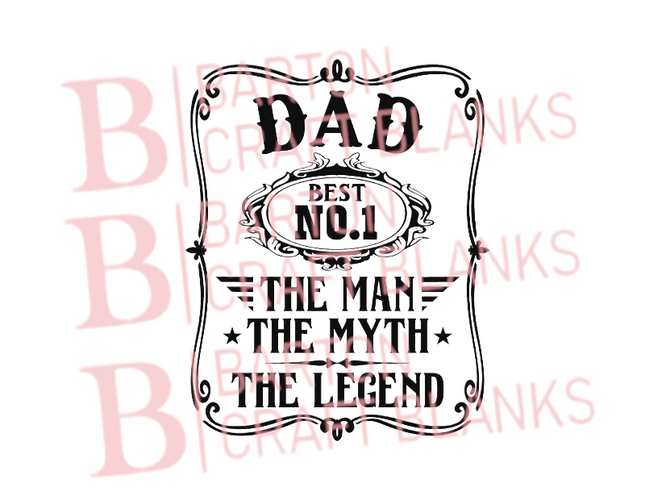 Father's Day Legend UVDTF