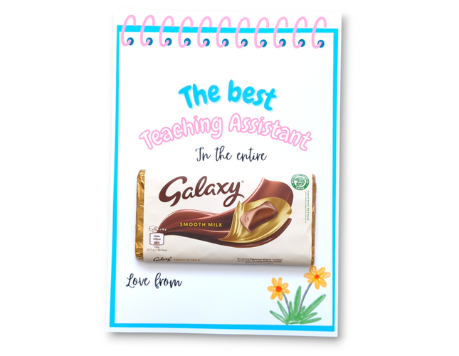 Teaching Assistant Galaxy Print Notebook Design