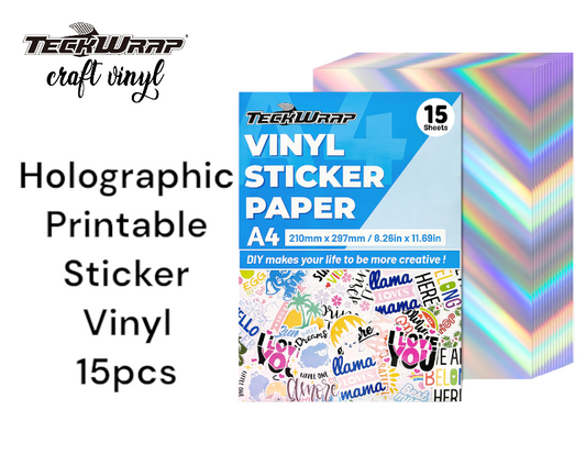 Teckwrap Holographic Printable Sticker Vinyl