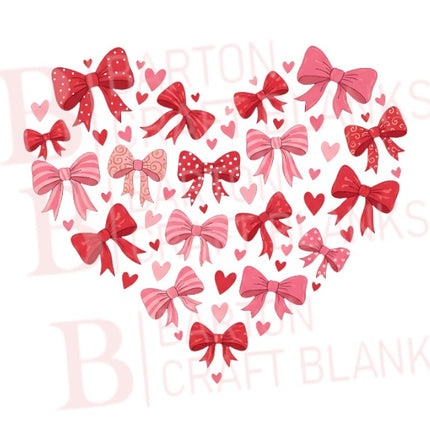 Bow Love Heart UVDTF