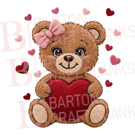 Valentine's Bear UVDTF