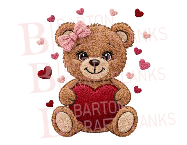 Valentine's Bear UVDTF