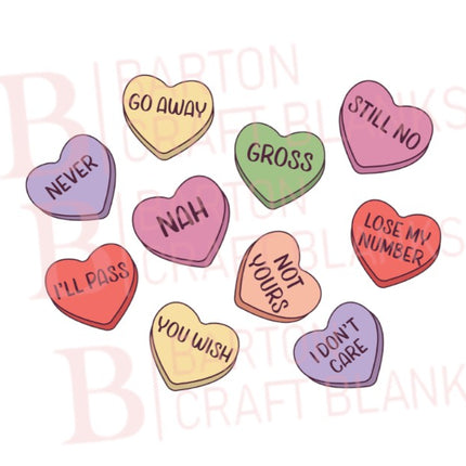 Anti Valentine's Hearts UVDTF