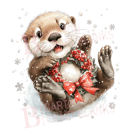 Christmas Otter UVDTF