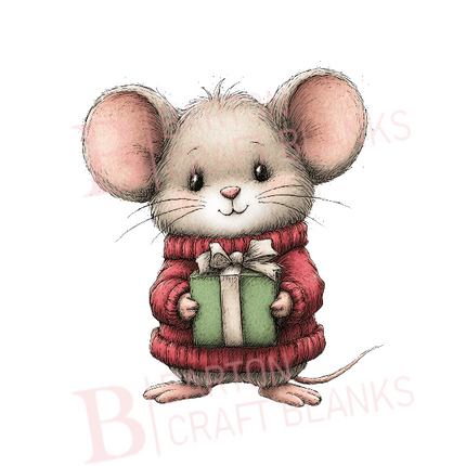Christmas Mouse UVDTF
