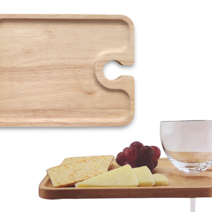 Wooden Wine and Nibbles Board