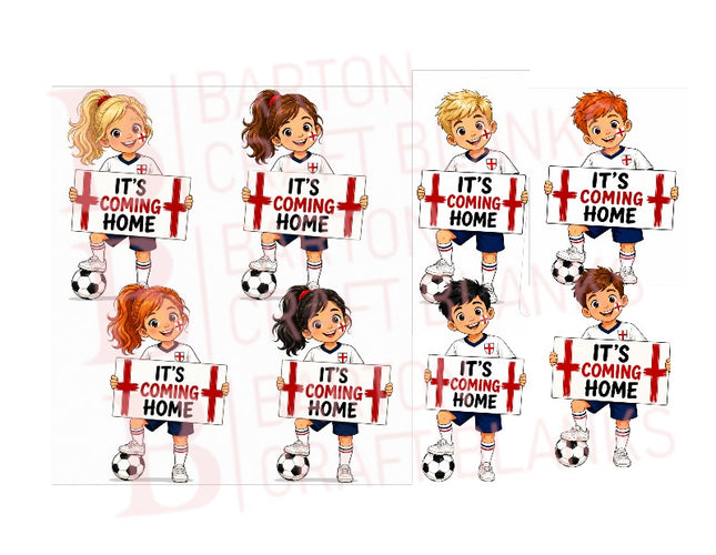 World Cup England Characters Digital Download