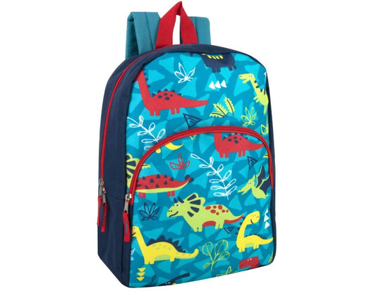 Childs Blue Dinosaur Backpack