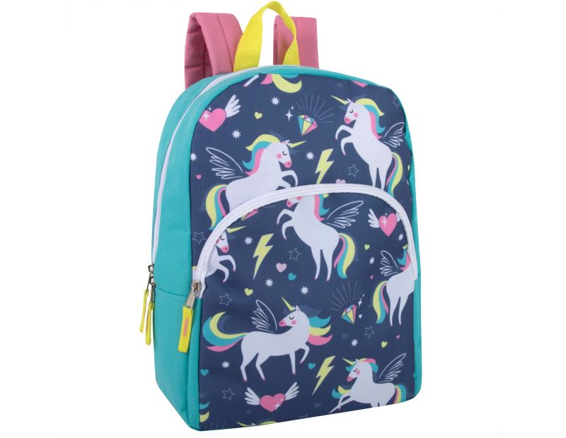 Childs Blue Unicorn Backpack