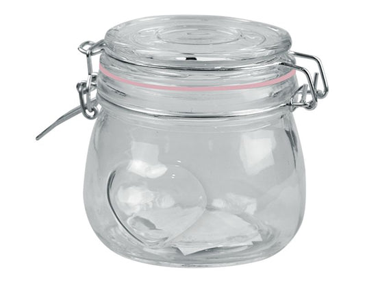 Heart Glass Jar