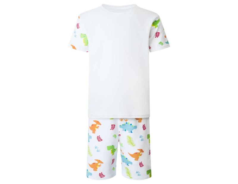 Dinosaur Print Short Sleeve Pyjamas