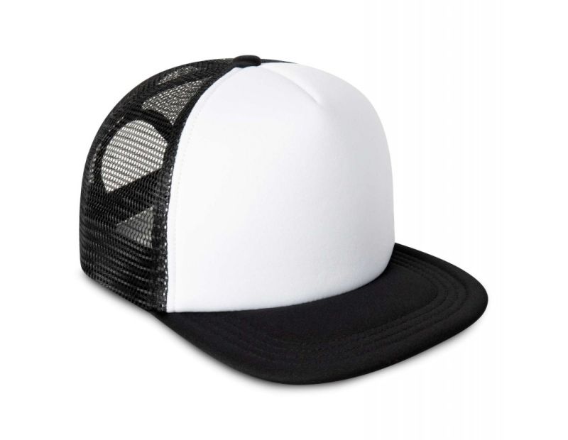 Children's Snapback Cap in Black