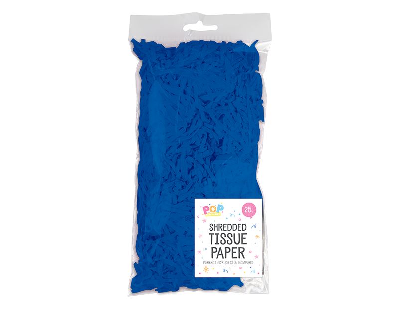 Blue Shredded Tissue Paper