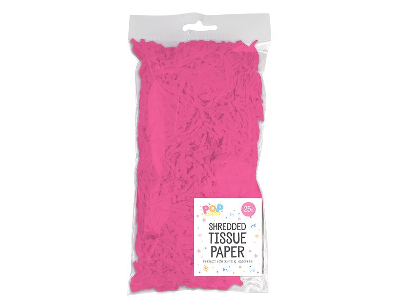 Hot Pink Shredded Tissue Paper