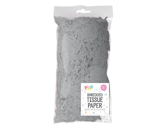 Silver Shredded Tissue Paper