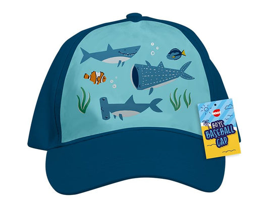 Children's Shark Print Cap